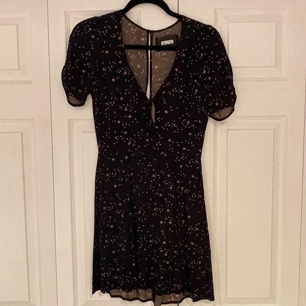 Reformation Printed Mini Dress